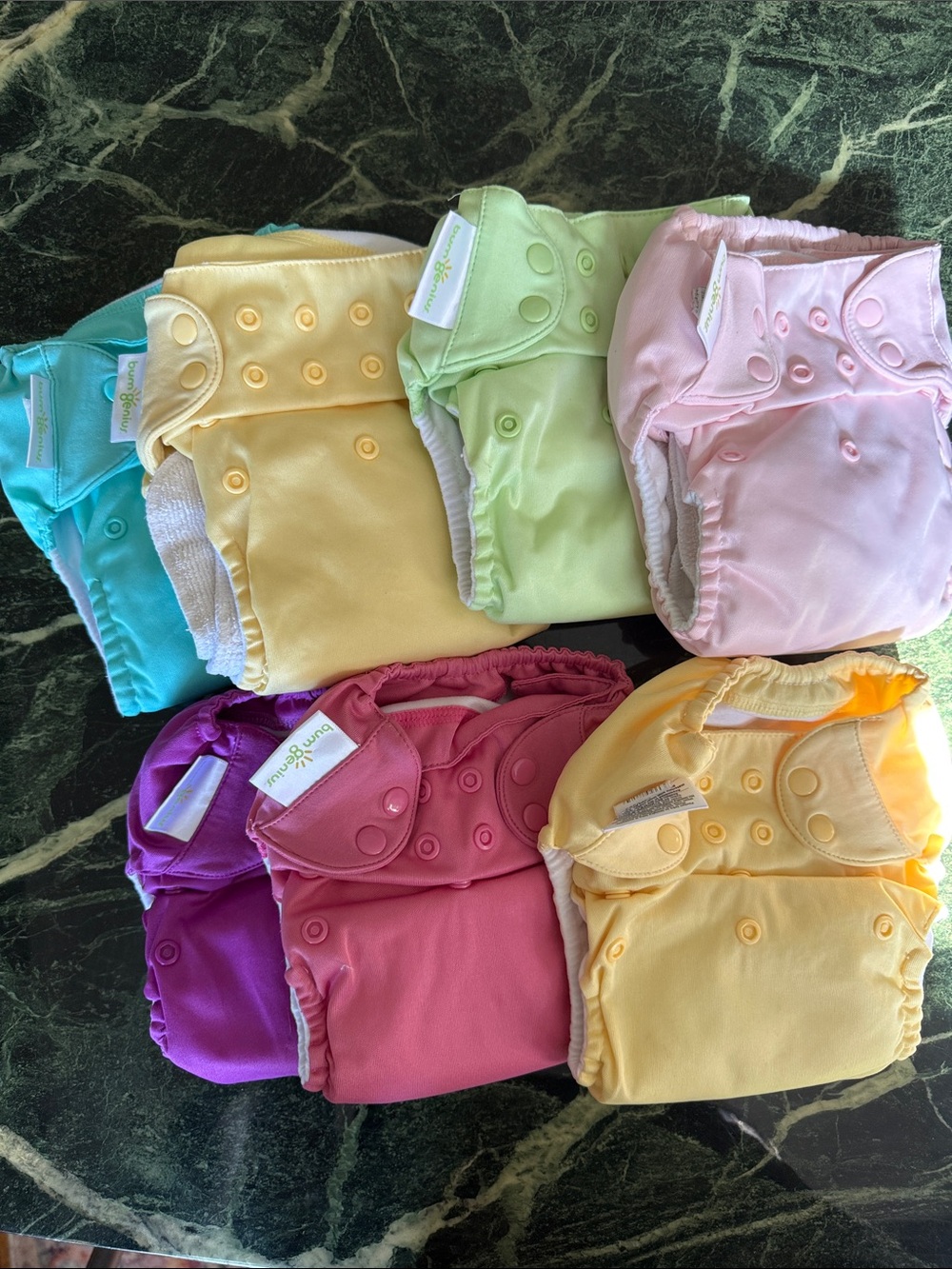 BumGenius Multicolor Reusable Cloth Diaper Covers - Pastel Pack